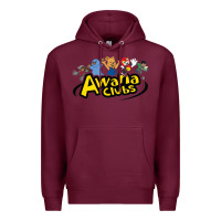Burgundy awa na awa ni clubs Premium Hoodie - DesignPulse