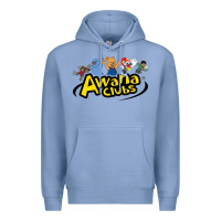 Colony Blue awa na awa ni clubs Premium Hoodie - DesignPulse