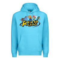 Ocean Blue awa na awa ni clubs Premium Hoodie - DesignPulse