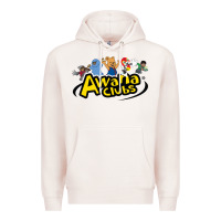 Pale Pink awa na awa ni clubs Premium Hoodie - DesignPulse