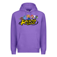 Purple awa na awa ni clubs Premium Hoodie - DesignPulse