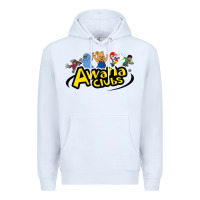White awa na awa ni clubs Premium Hoodie - DesignPulse
