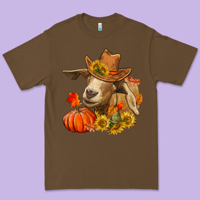 Fall Goat Premium Tee Designed By Lillyallendesigns