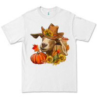White fall goat Premium Tee - LillyAllenDesigns