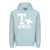 Blue Mist t birds greaser thunderbirds 1970s t birds pullover hoodie Premium Hoodie - DesignPulse