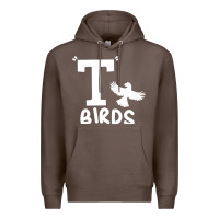 Coffee t birds greaser thunderbirds 1970s t birds pullover hoodie Premium Hoodie - DesignPulse