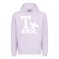 Lilac t birds greaser thunderbirds 1970s t birds pullover hoodie Premium Hoodie - DesignPulse