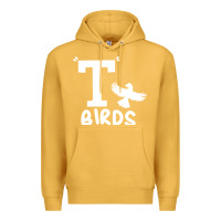 Mustard t birds greaser thunderbirds 1970s t birds pullover hoodie Premium Hoodie - DesignPulse
