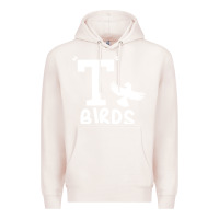 Pale Pink t birds greaser thunderbirds 1970s t birds pullover hoodie Premium Hoodie - DesignPulse