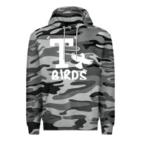 Slate Camo t birds greaser thunderbirds 1970s t birds pullover hoodie Premium Hoodie - DesignPulse