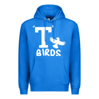 True Royal t birds greaser thunderbirds 1970s t birds pullover hoodie Premium Hoodie - DesignPulse