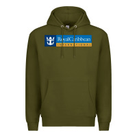 Army Green Royal Caribbean International Premium Hoodie - DesignPulse