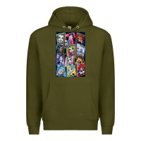 Army Green monster high character Premium Hoodie - DesignPulse