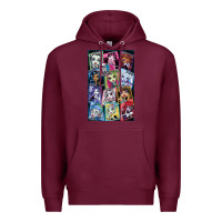 Burgundy monster high character Premium Hoodie - DesignPulse