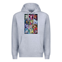 Heather Grey monster high character Premium Hoodie - DesignPulse
