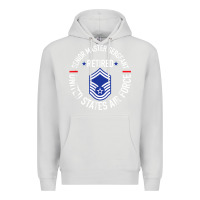 Dove Grey senior master sergeant retired air force retirement gifts t shirt Premium Hoodie - DesignPulse