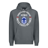 Rock senior master sergeant retired air force retirement gifts t shirt Premium Hoodie - DesignPulse