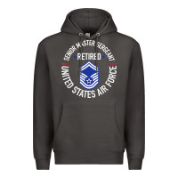 Smoke senior master sergeant retired air force retirement gifts t shirt Premium Hoodie - DesignPulse