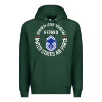 Sports Green senior master sergeant retired air force retirement gifts t shirt Premium Hoodie - DesignPulse