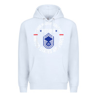 White senior master sergeant retired air force retirement gifts t shirt Premium Hoodie - DesignPulse