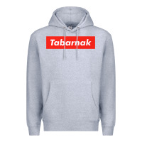 Heather Grey tabarnak quebec french canadian canada profanity sacre cuss premium t Premium Hoodie - DesignPulse