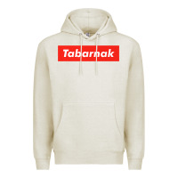 Oatmeal Heather tabarnak quebec french canadian canada profanity sacre cuss premium t Premium Hoodie - DesignPulse