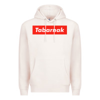 Pale Pink tabarnak quebec french canadian canada profanity sacre cuss premium t Premium Hoodie - DesignPulse
