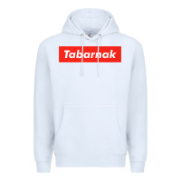 White tabarnak quebec french canadian canada profanity sacre cuss premium t Premium Hoodie - DesignPulse