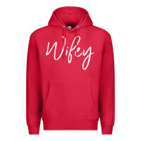 Cardinal wifey sweat(b) Premium Hoodie - DesignPulse
