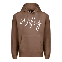 Chestnut wifey sweat(b) Premium Hoodie - DesignPulse