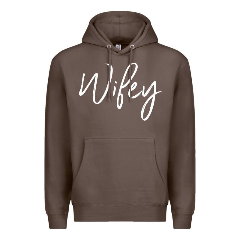 Wifey Sweat(b) Premium Hoodie by DesignPulse | Teevron