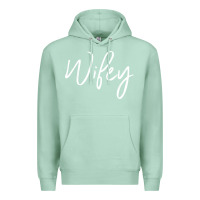 Seafoam wifey sweat(b) Premium Hoodie - DesignPulse