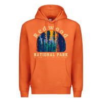 Carrot redwood national park california retro vintage cam Premium Hoodie - DesignPulse