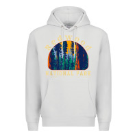 Dove Grey redwood national park california retro vintage cam Premium Hoodie - DesignPulse