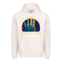 Pale Pink redwood national park california retro vintage cam Premium Hoodie - DesignPulse