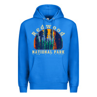 True Royal redwood national park california retro vintage cam Premium Hoodie - DesignPulse