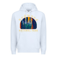 White redwood national park california retro vintage cam Premium Hoodie - DesignPulse