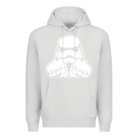 Dove Grey dark side knuckle starwars stormtrooper 2 Premium Hoodie - DesignPulse