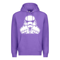 Purple dark side knuckle starwars stormtrooper 2 Premium Hoodie - DesignPulse