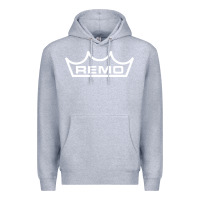 Heather Grey remo musical company Premium Hoodie - DesignPulse