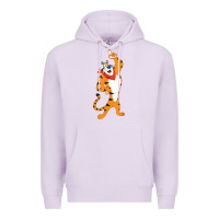 Lilac Frosted Flakes Tony The Tiger T Shirt Premium Hoodie - DesignPulse