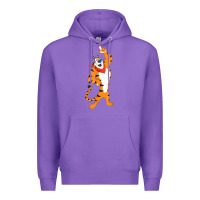 Purple Frosted Flakes Tony The Tiger T Shirt Premium Hoodie - DesignPulse