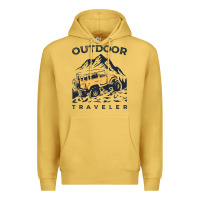 Antique Gold traveler Premium Hoodie - DesignPulse