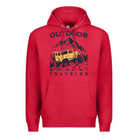 Cardinal traveler Premium Hoodie - DesignPulse