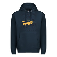 Navy traveler Premium Hoodie - DesignPulse