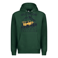 Sports Green traveler Premium Hoodie - DesignPulse