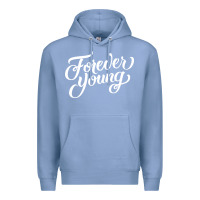 Colony Blue forever young Premium Hoodie - DesignPulse