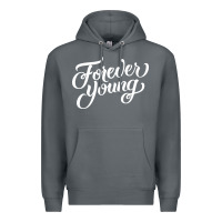 Rock forever young Premium Hoodie - DesignPulse