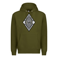 Army Green renault old Premium Hoodie - DesignPulse