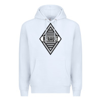 White renault old Premium Hoodie - DesignPulse